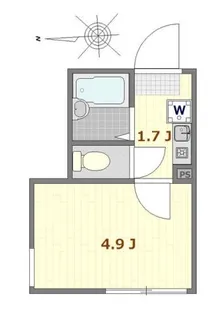 マーレ梅島【1階】の間取り