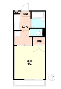 アネックス三ケ島【2階】の間取り