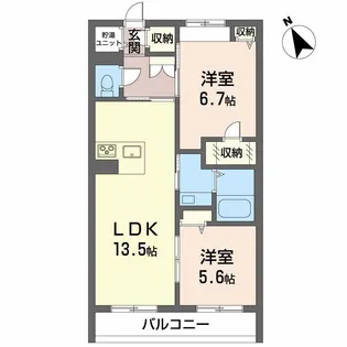 エテルナ・M【3階】の間取り