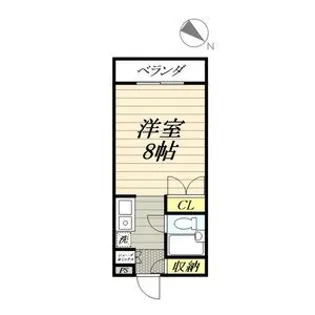 Hills Fujikawa【1階】の間取り
