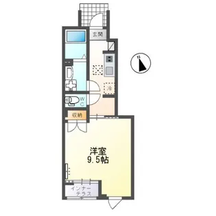 仮)日立市金沢町2丁目新築アパート【1階】の間取り