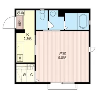 ピエスクレール【1階】の間取り