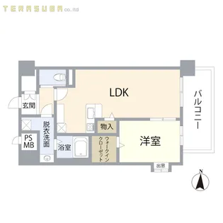 シャンス ・ ミカド船小路【3階】の間取り