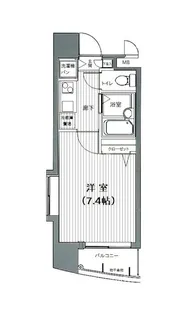 ガラ・シテイ田町【4階】の間取り
