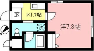 ハープレジデンス【2階】の間取り