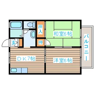 プリマヴェーラ【1階】の間取り