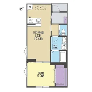 グローブテラス金沢文庫【1階】の間取り