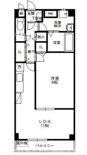 コンフォートライフ【1階】の間取り