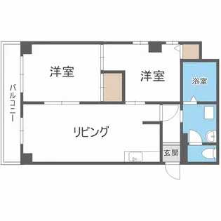 レジデンス14【4階】の間取り