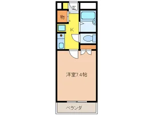 ア-ク福西【1階】の間取り