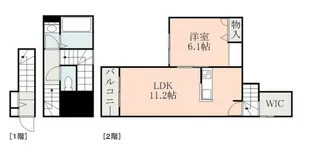 Scourt(エスコート)【2階】の間取り