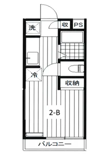 シティハイツ拝島【2階】の間取り