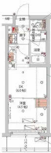 ハーモニーレジデンス新宿 THE NORTH【1階】の間取り