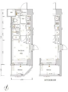 Log横浜伊勢町【1階】の間取り