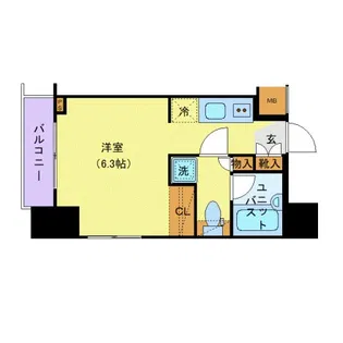 メインステージ錦糸町IV【10階】の間取り
