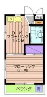 パレス珈房豆【1階】の間取り