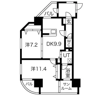 さくらHills ARAKO【4階】の間取り