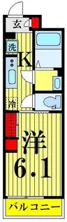 リブリ・mille sept【1階】の間取り
