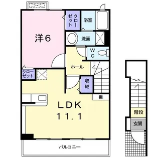 シュプール【2階】の間取り