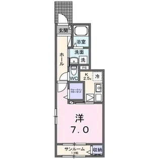 ルミネージュ【1階】の間取り