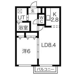 グレイス国見ヶ丘【1階】の間取り