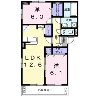 ラフィネTMIII【2階】の間取り
