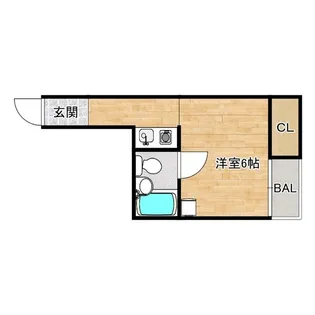 萩田第6ビル【4階】の間取り