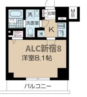 クレイシア世田谷赤堤【4階】の間取り