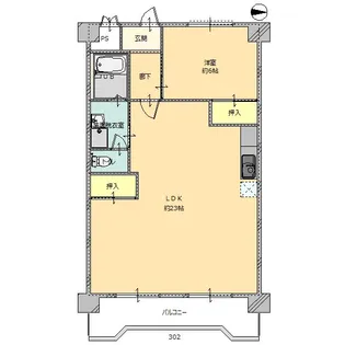 パールマンション【3階】の間取り