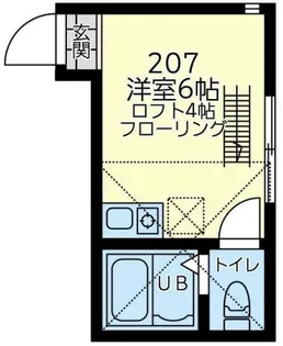 ユナイト桜本オブライエン【2階】の間取り