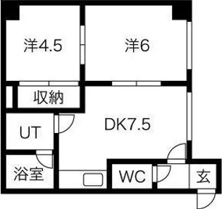 グレースN30【2階】の間取り
