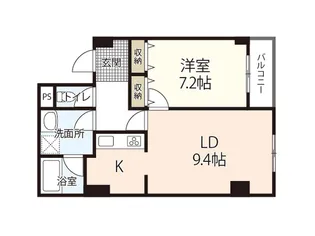 カーサ和光【6階】の間取り