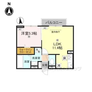 LUMIEREDUSOIRUN【1階】の間取り