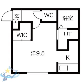 Libra南5条【1階】の間取り