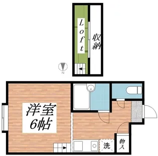 パンシオン 白川台No.1【2階】の間取り