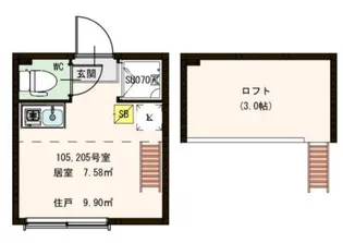 グランフィオーレ本町【2階】の間取り
