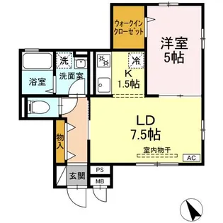 ドルチェ・パエーゼ【3階】の間取り