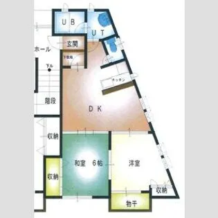 スカイハウス【2階】の間取り