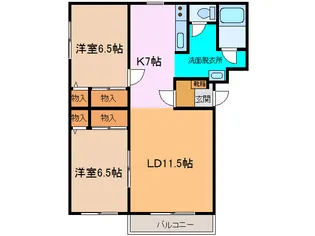 Primavera(プリマベーラ)【3階】の間取り