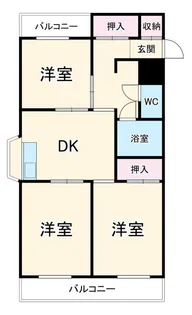 エクセル丸和【2階】の間取り