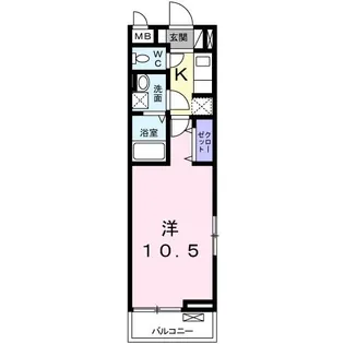 サウスレジデンス ビッグバード【3階】の間取り