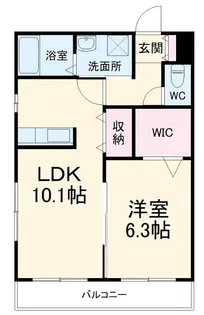 ソレジオE【2階】の間取り