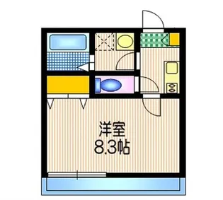 ヘーベル芦花公園【2階】の間取り