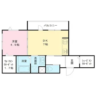 Soleado川崎大師【3階】の間取り