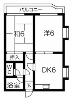 ボナールFUJI【2階】の間取り