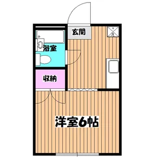 第2アベニュー八木【1階】の間取り