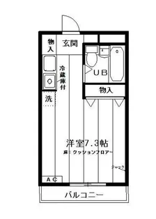 ロジマン菊川【4階】の間取り