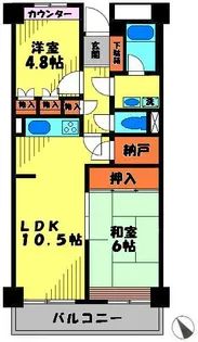 ガーデンピア樹光【7階】の間取り
