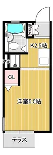 シティーハイム富士見【1階】の間取り