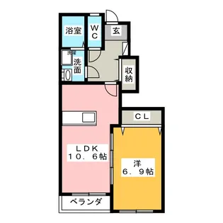 パームヒルズ【1階】の間取り